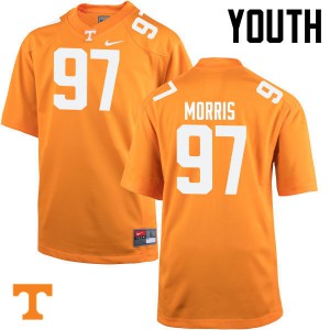 Youth #97 Jackson Morris Tennessee Volunteers Limited Football Orange Jersey 928106-956